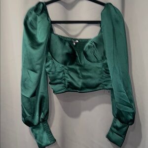 Elegant Green Women's Top